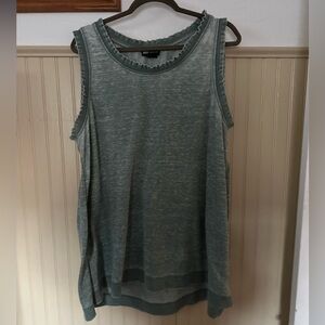 Jones New York Green Boxy Tank Top